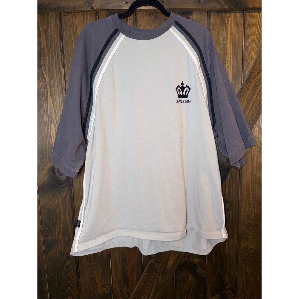 Vtg Sean John Raglan Sleeve T Shirt